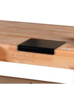 Pinie - Gebogen stalen werkbankplaat