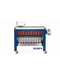 RUWI Type L basis 10 Onderfreesmachine met 10 aandrijving, tafel 1070 x 500 met transportwielen