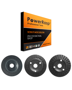 Powerrasp raspschijf - Schuin  Combiset