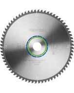 Festool Cirkelzaagblad HW 260x2,4x30 TF68 ALUMINIUM/PLASTICS