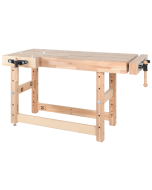 Pinie - Houten Werkbank PROFI II met 19 mm opspangaten - 1650 x 790 mm