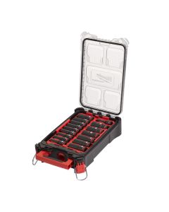 Milwaukee - Doppenset PACKOUT™ SHOCKWAVE™ 1/2 lang (16-delig) 10-24mm