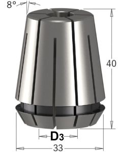 CMT - Precisie spantang - ER32 L=40 mm - D³=18 mm D=33 mm