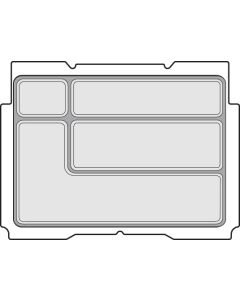 4 voudige vakverdeling voor BTI T-loc systainer 1