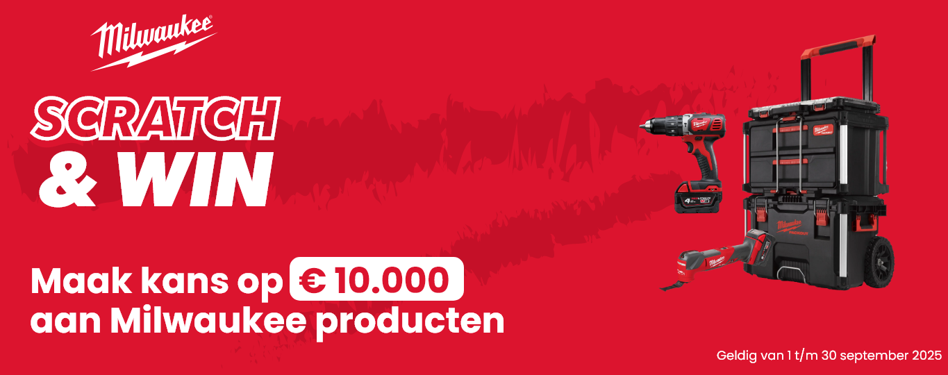 Milwaukee scratch en win actie