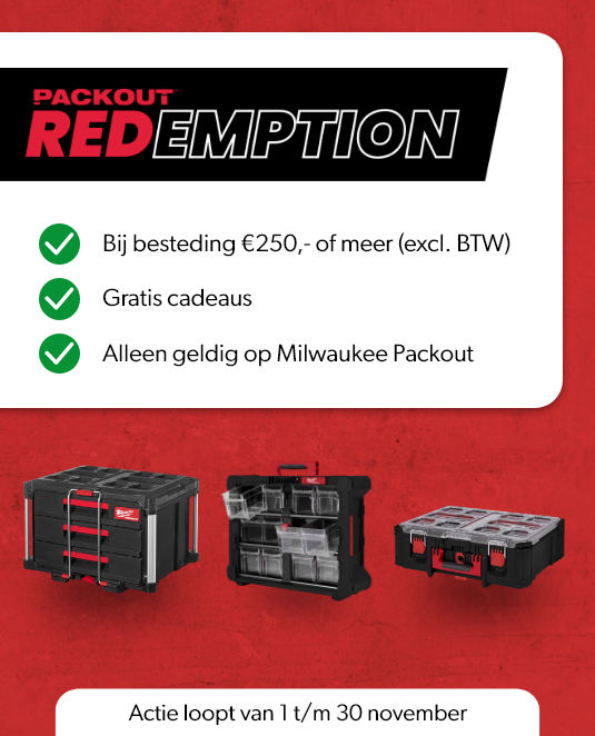 redemption deals bij werkplaatstechniek
